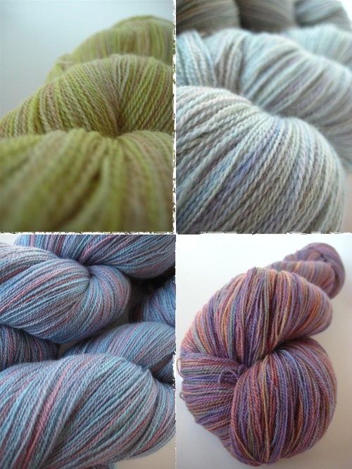 hand-dyed, handdyed, yarn, lace weight, silk, merino, knitting, crochet