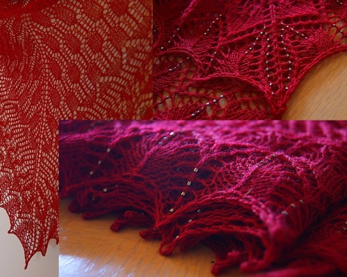 lace, knitting, pattern, yarn, shawl