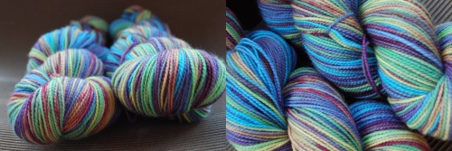 knitting, yarn, hand-dyed, indie dyer, yarn club, space cadet, spacecadet